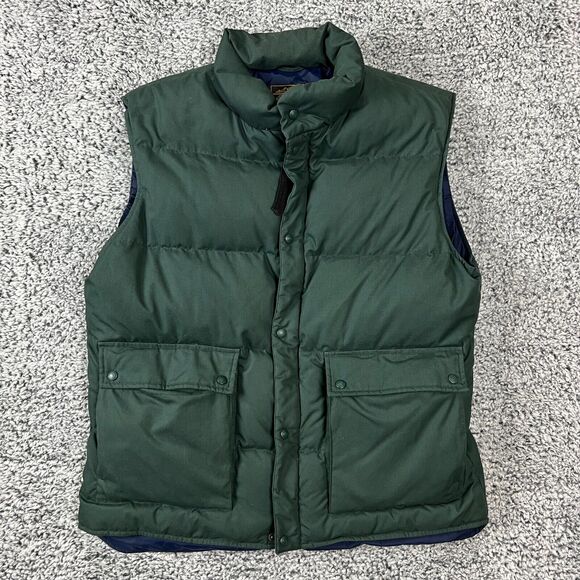 Eddie Bauer Other - Vintage Eddie Bauer Vest Mens XL Tall Green Goose Down Puffer Jacket 90s XLT